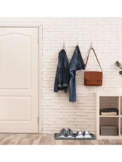 3 x Schuhabtropfschale in Grau - (B)60 x (H)3 x (T)40 cm>relaxdays Outlet