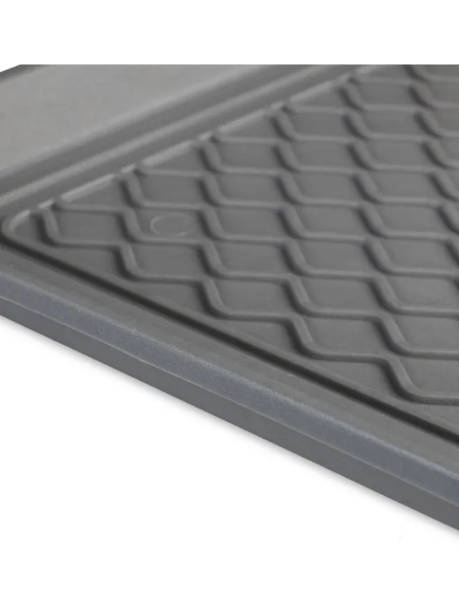 3 x Schuhabtropfschale in Grau - (B)60 x (H)3 x (T)40 cm>relaxdays Outlet