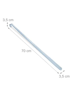 2 x Schuhlöffel in Silber - 70 cm><noscript><img width=