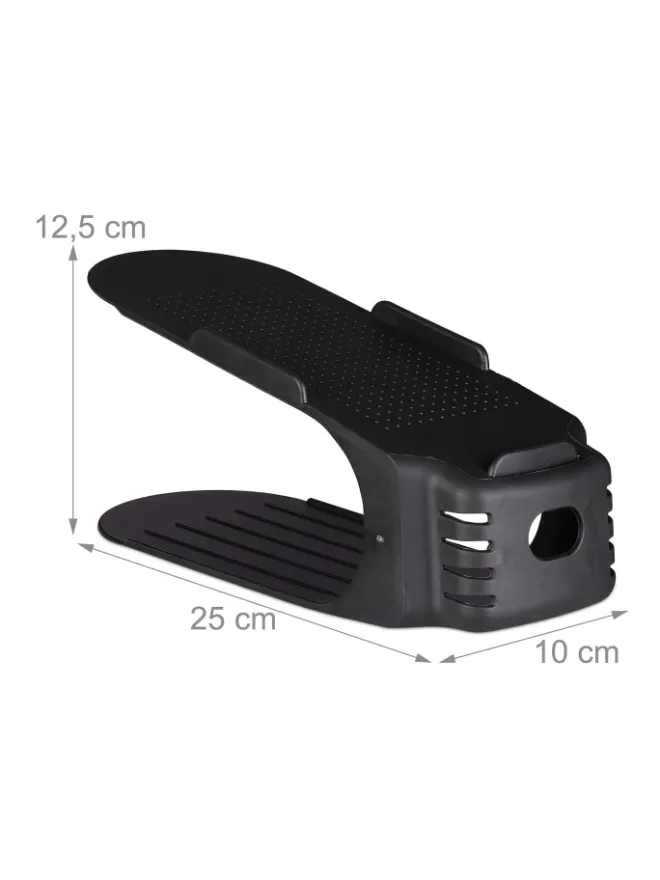 relaxdays Schuhpflege Und Mehr|Schuhpflege Und Mehr^30 x Schuhstapler in Schwarz