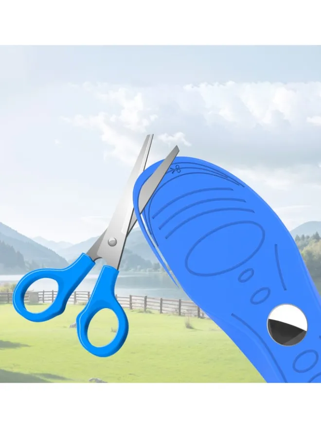 Wisam® Einlegesohlen^AirTag Schuheinlage Schutzhülle 155-170 mm Blau