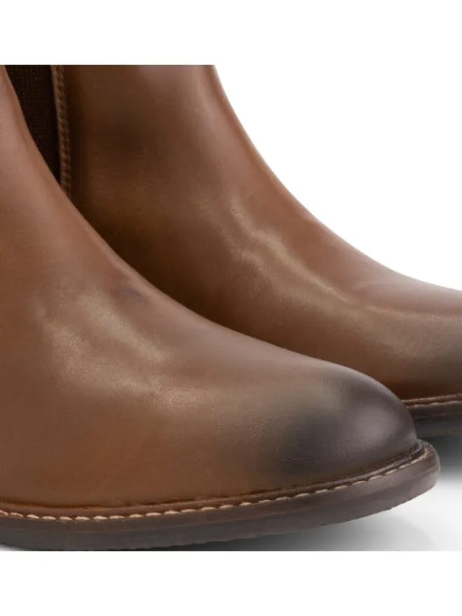 mysa Stiefeletten^Ambrozia Leather in Cognac