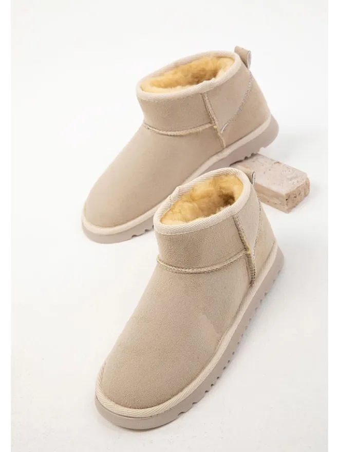 Ankle-Boots in Beige>trendyol Discount