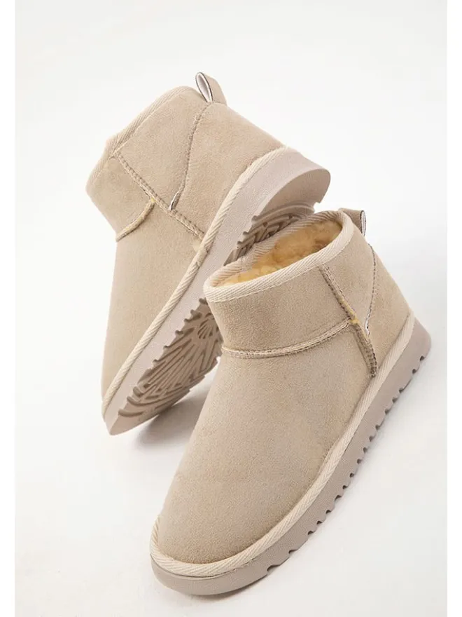 Ankle-Boots in Beige>trendyol Discount