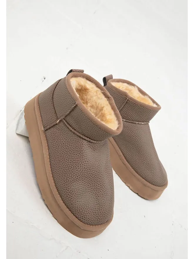 Ankle-Boots in Braun>trendyol Clearance