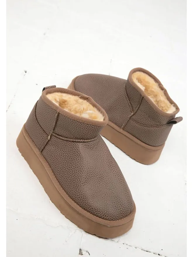 Ankle-Boots in Braun>trendyol Clearance
