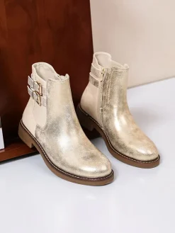 Sixth Sens Stiefeletten^Ankle-Boots in Gold