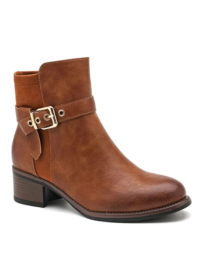 Ankle-Boots in Hellbraun>Sixth Sens Hot