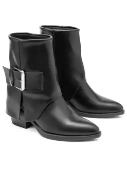 C'M Stiefeletten^Ankle-Boots in Schwarz