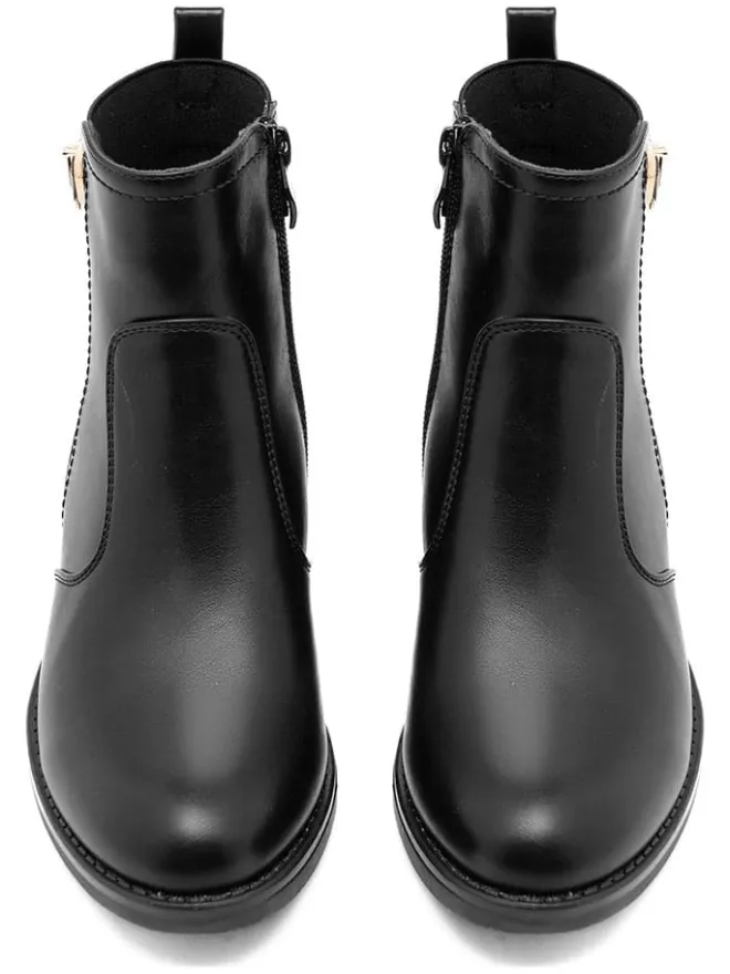 C'M Stiefeletten^Ankle-Boots in Schwarz