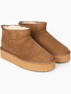 ISLAND BOOT Stiefeletten^Ankle-Boots "Miley" in Hellbraun