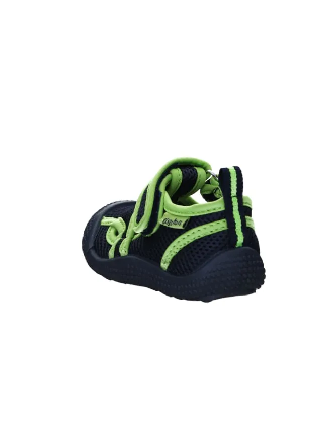 Aqua-Sandale in Marine/Grün>Playshoes New