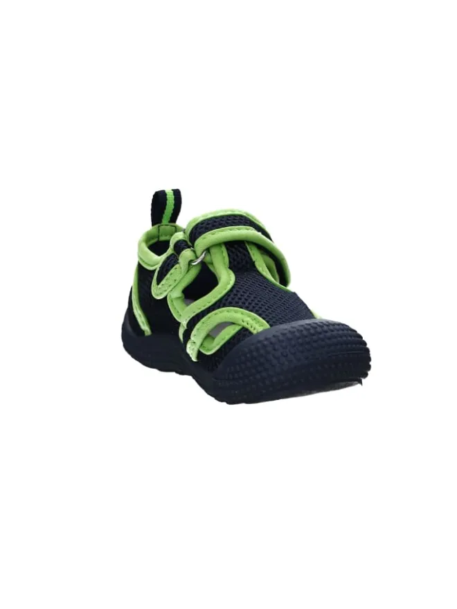 Aqua-Sandale in Marine/Grün>Playshoes New