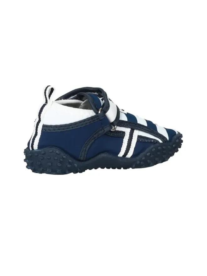 Playshoes Badeschuhe|Badeschuhe^Aqua-Schuh maritim in Marine/weiß