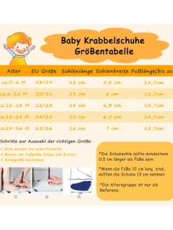 Baby Krabbelschuhe aus Leder mit rutschfester Sohle – Grau mit Elefantenmuster><noscript><img width=