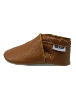 Baby Leder Krabbelschuhe, rutschfeste und weiche Sohle - Braun><noscript><img width=