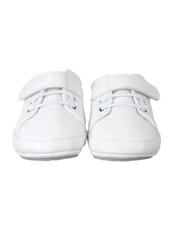 Sterntaler Krabbelschuhe^Baby Schuhe uni in weiß