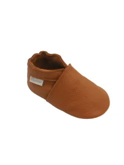 Baby-Leder-Laufschuhe, komfortabel mit rutschfester Sohle - Braun><noscript><img width=