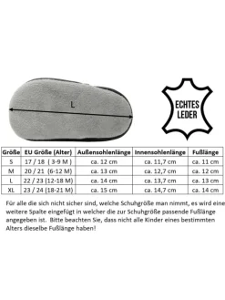 Babyschuhe aus echtem Leder mit rutschfester Sohle –Hellgrau mit Totenkopfmuster><noscript><img width=