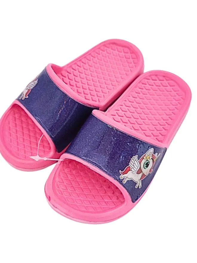United Essentials Badeschuhe^Badelatschen Einhorn in Pink