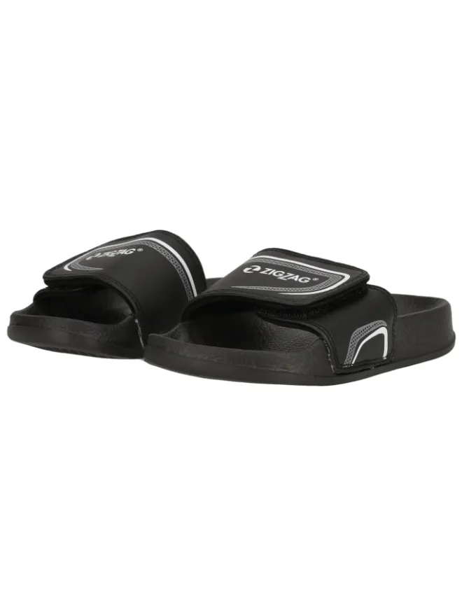Zigzag Badeschuhe^Badesandale Calicut in 1001 Black