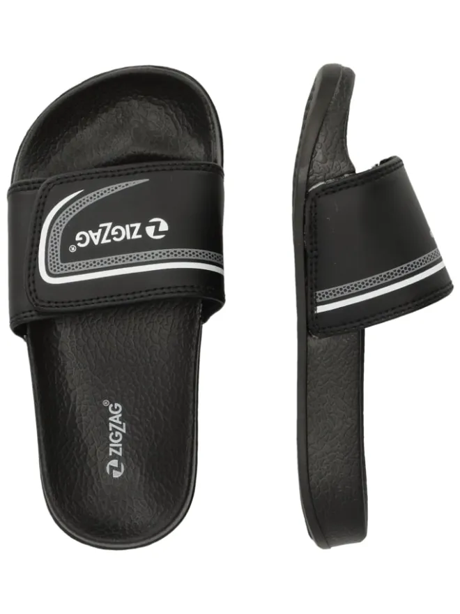 Zigzag Badeschuhe^Badesandale Calicut in 1001 Black