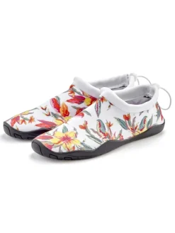 LASCANA Badeschuhe^Badeschuh in weiß Blume