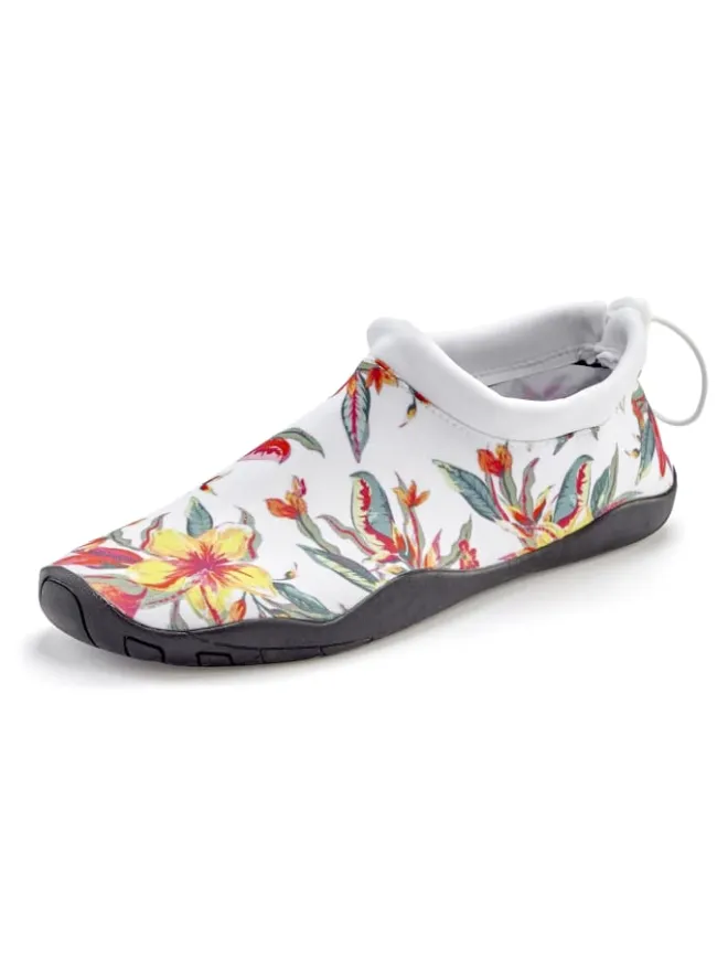 LASCANA Badeschuhe^Badeschuh in weiß Blume