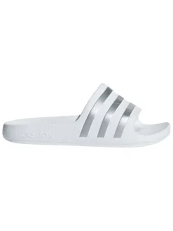 adidas Badeschuhe^Badeschuhe "Aqua" in Weiß/ Silber