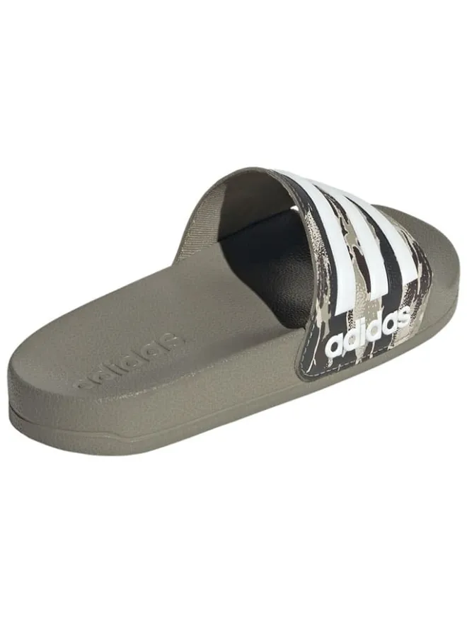 Badeschuhe "Shower" in Khaki>adidas New