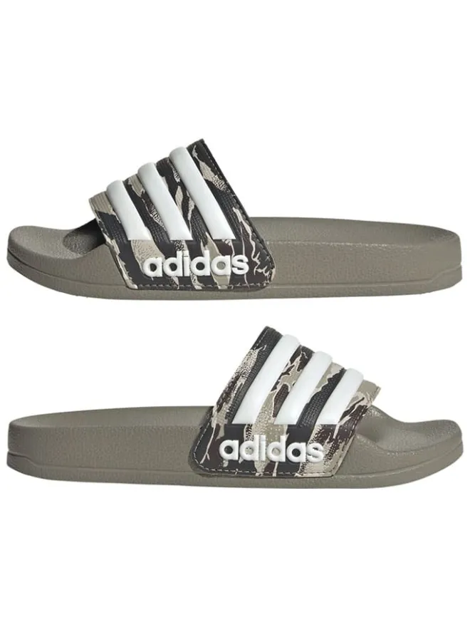 Badeschuhe "Shower" in Khaki>adidas New