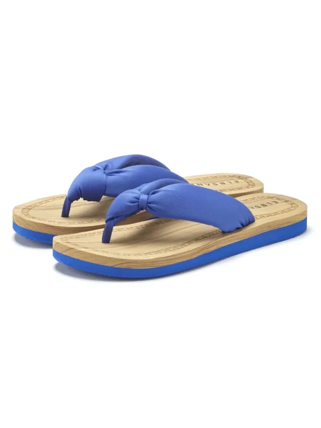 ELBSAND Sandalen·Zehensandalen^Badezehentrenner in blau
