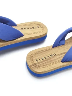 ELBSAND Sandalen·Zehensandalen^Badezehentrenner in blau