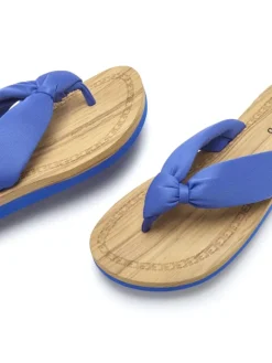 ELBSAND Sandalen·Zehensandalen^Badezehentrenner in blau