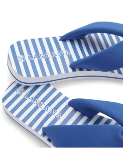 Badezehentrenner in blau/weiß><noscript><img width=