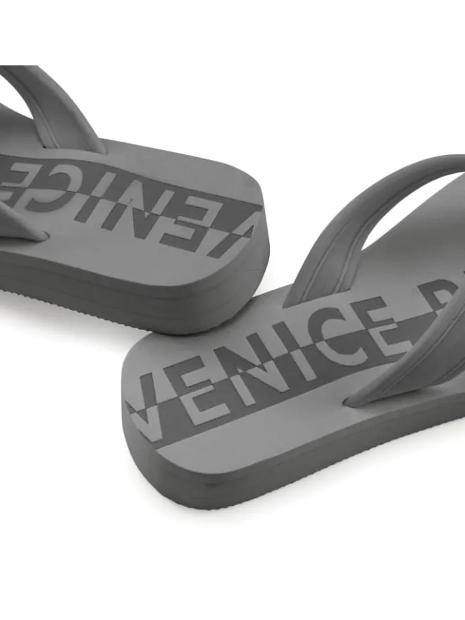 Venice Beach Sandalen·Zehensandalen^Badezehentrenner in grau