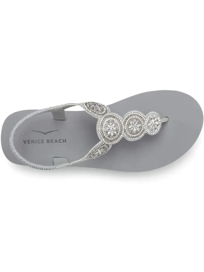 Venice Beach Sandalen·Zehensandalen^Badezehentrenner in grau
