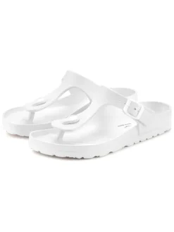 Venice Beach Sandalen·Zehensandalen^Badezehentrenner in weiß