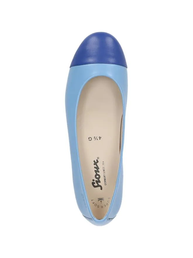 Sioux Ballerinas^Ballerina Villanelle-702 in blau