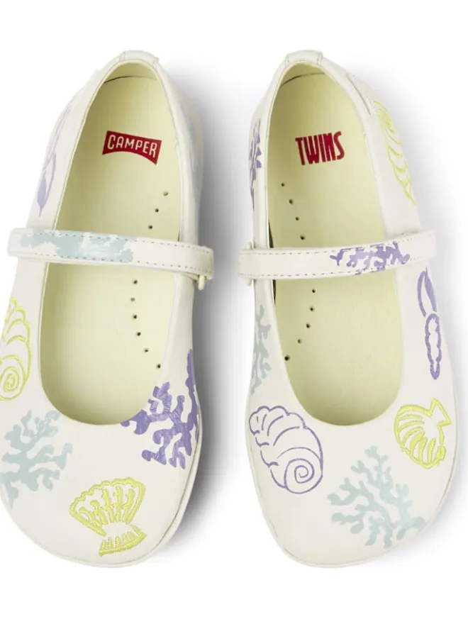 Camper Ballerinas^Ballerinas " Right " in Weiß Natural