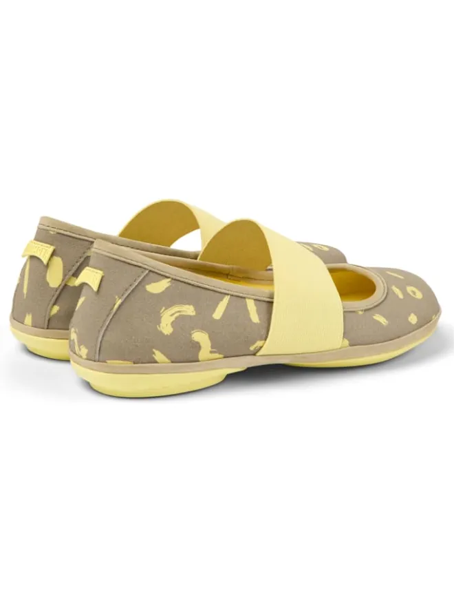 Ballerinas " Right Nina " in Beige / Gelb>Camper Hot