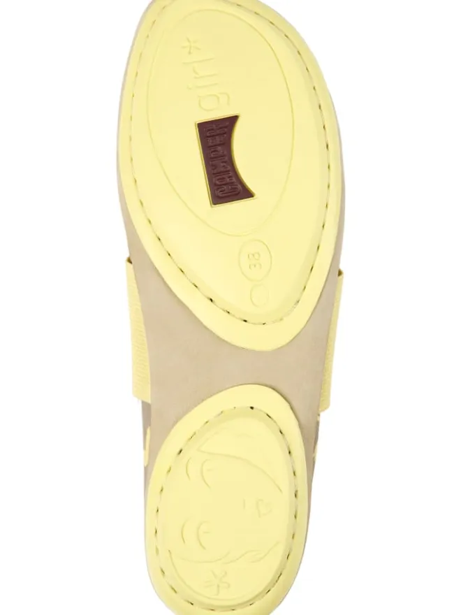 Ballerinas " Right Nina " in Beige / Gelb>Camper Hot