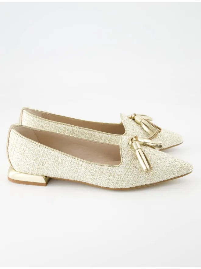 Ballerinas in Beige>Terry