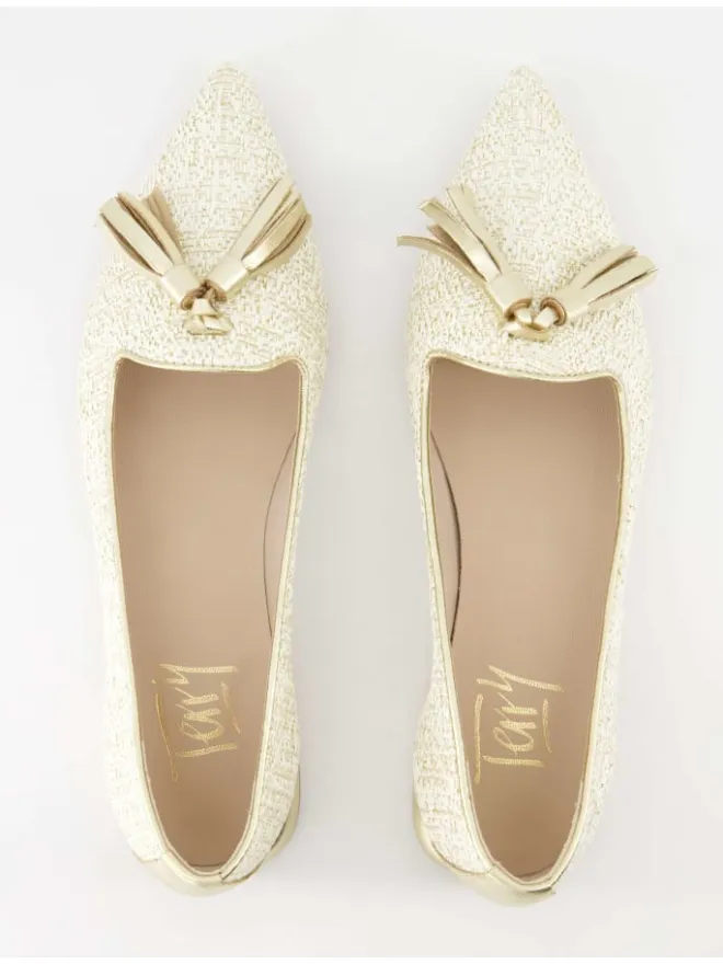 Ballerinas in Beige>Terry