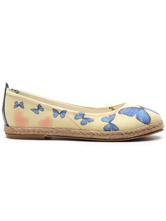 Goby Ballerinas^Ballerinas in Beige/ Blau