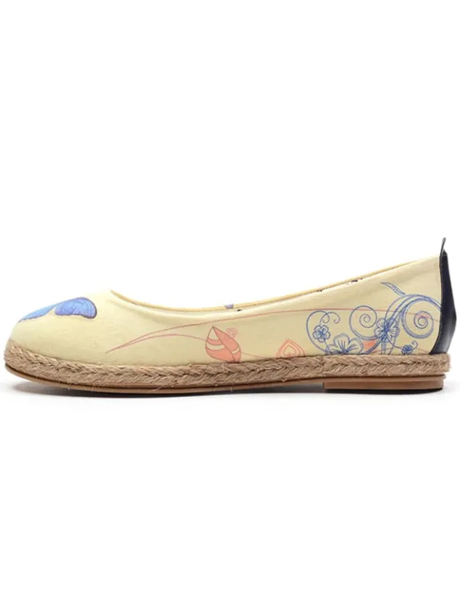 Goby Ballerinas^Ballerinas in Beige/ Blau