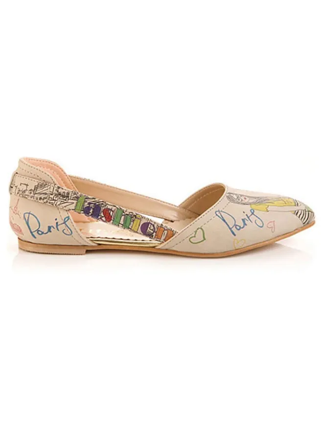 Ballerinas in Beige/ Bunt>Goby Discount