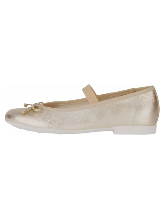 Ballerinas in Platinum>Geox Clearance