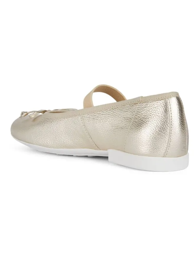 Ballerinas in Platinum>Geox Clearance