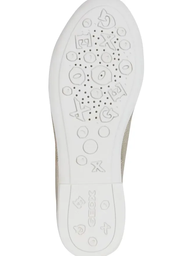 Ballerinas in Platinum>Geox Clearance